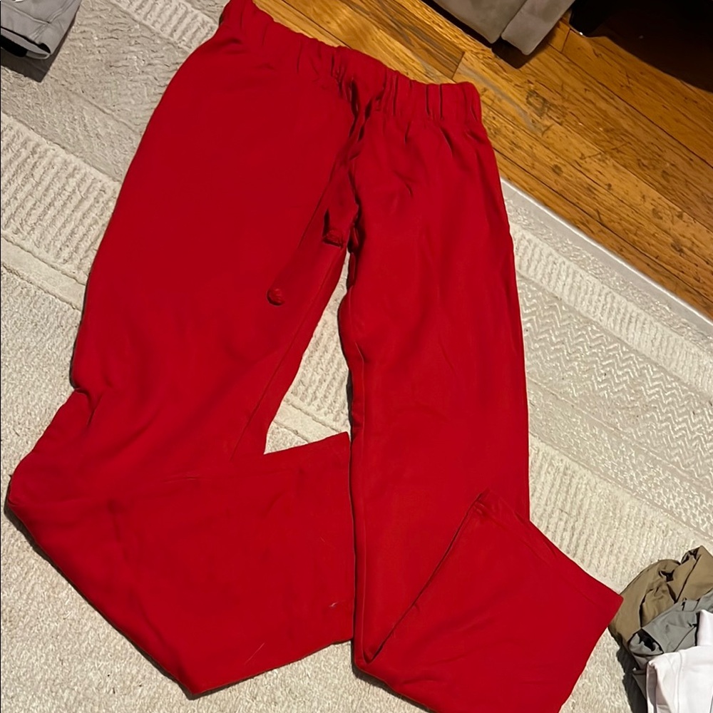 Vibrant Red Lounge Pants